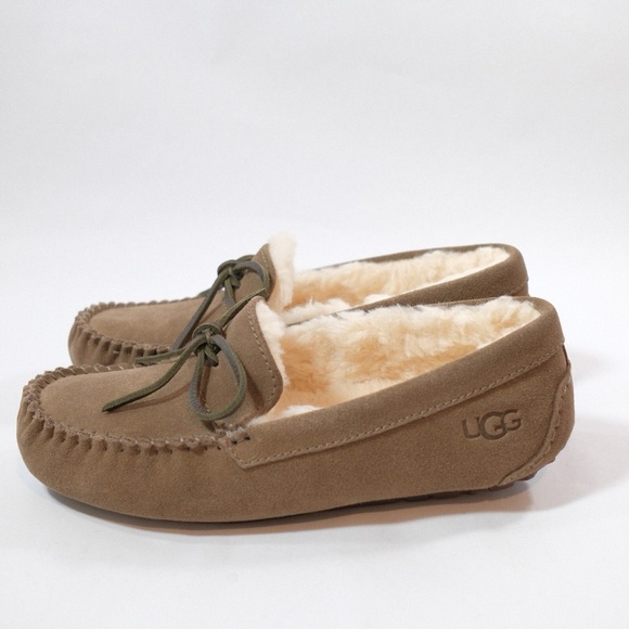NEW UGG MEN’S CORVIN LOAFERS IN DRY LEAF BROWN 7 40